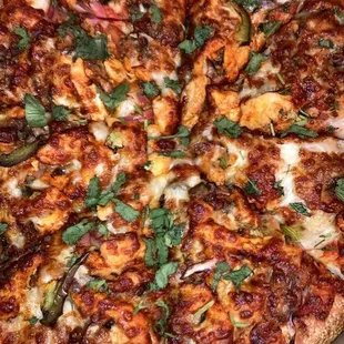 Indian Style Tandoori Chicken Pizza