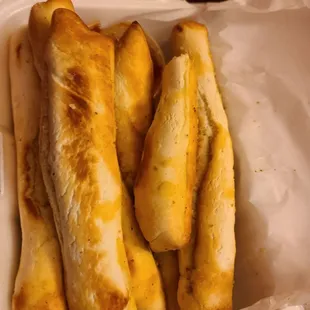 Bread sticks.