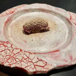 A5 Wagyu topped with shaved foie gras.  Mind blowing dish.