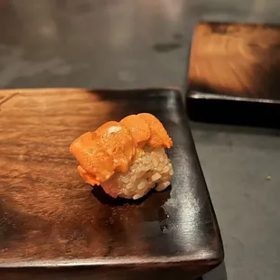 Uni tasted good but I mean..
