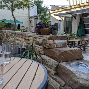 Beautiful outdoor seating area