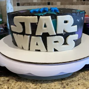 Star Wars Galaxy Cake
