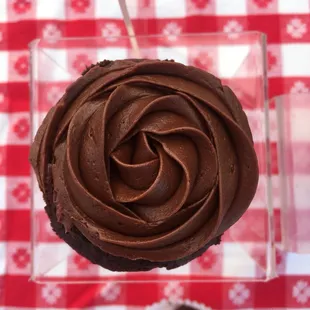 Ooey Gooey Chocolate Cupcake
