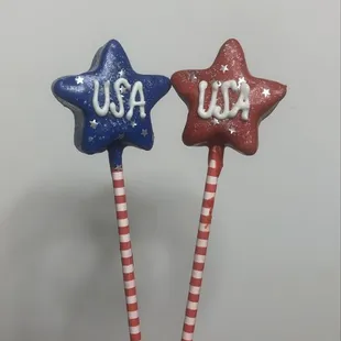 Fourth of July Cake Pops