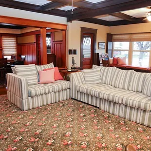 Floral Print Carpet