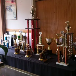 Look at all this trophies for their great food