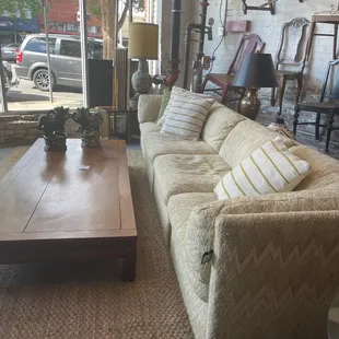 Long sofa probably from the 70's or early 80's