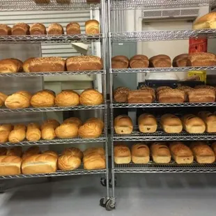 A variety of Fresh bakery bread. We do wholesale only.