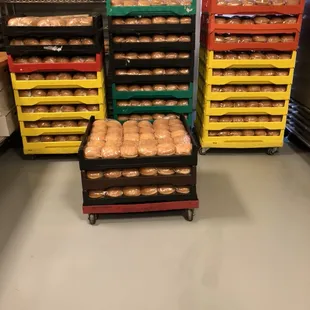 These are some hamburger buns of one of our customer.