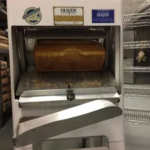 We precut our own bread