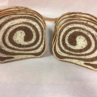 Marble rye bread