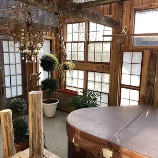 My favorite part: the hot tub! Such a beautiful place to had put it as well