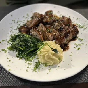Pan seared pork chop