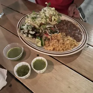 3 taco plate