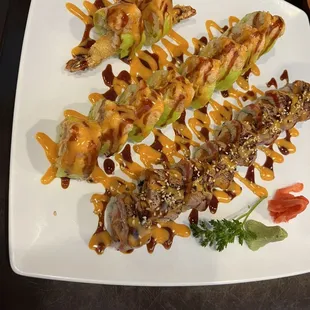 Romantic Ocean and Sapporo rolls