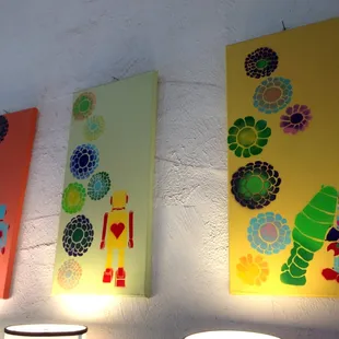 Stencil art.