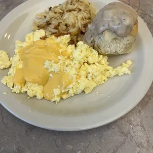 a plate of food