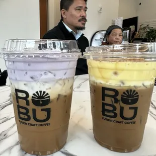 Coconut Ube and Egg Coffee