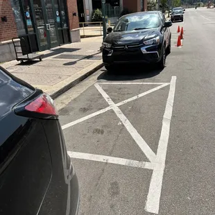 Asshole owner&apos;s vehicle in the space I paid for.