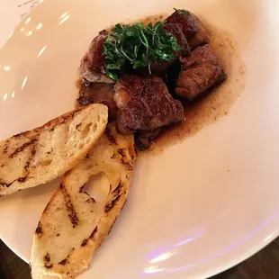 Coulotte Super prime cut with demi glace red wine butter  The best steaks in all of Michigan! No one does it better!