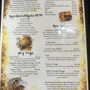 Menu 1 of 2