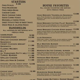 November 2024 Menu Page 1