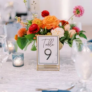 Centerpiece for the reception #1