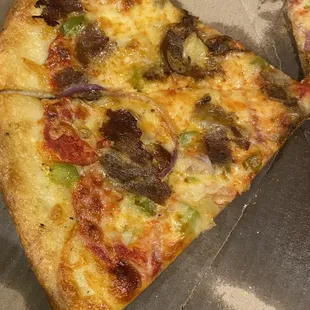 Philly pizza - not great.