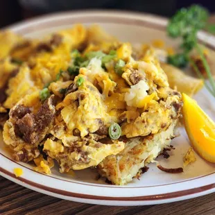 Chorizo scramble