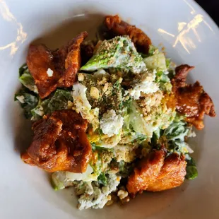 2/15/25,  Oregon Blue Cheese salad with Buffalo chicken