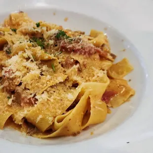 Pappardelle Pasta Bolognese