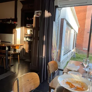 Private enclave glass room.