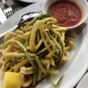 Calamari Zucchini