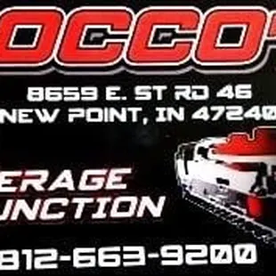 the back of the sign