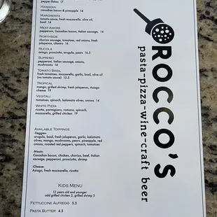 Menu 3/31/23