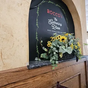 One of the wall decorations