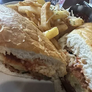 Eggplant Parmesan Sub