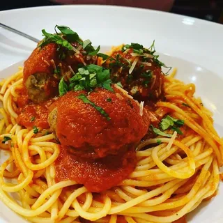 Spaghetti Meatball Parmesan