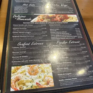 pizza, menu