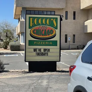 Open on Tuesday!