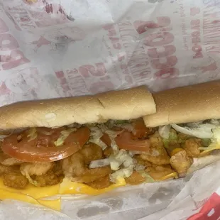 Shrimp po boy. It was ok.