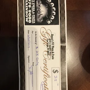 Gift certificate with no expiration not honored at store by manager.