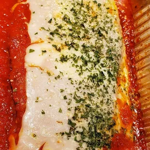 Eggplant parmesan entrée