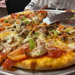 pizza, food