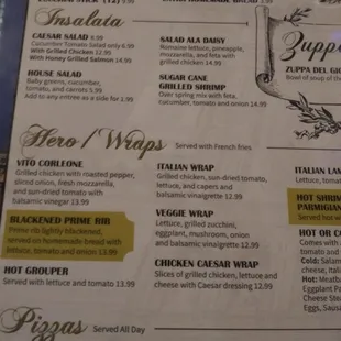 Showing you where it says fries included with your sandwich!