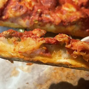 Chicago style pizza