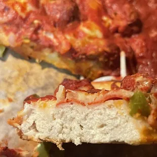 Chicago style pizza
