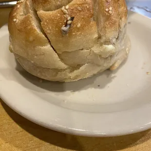 Bread/roll that came with the spaghetti