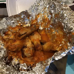 Wings where like a slime was covering them. The buffalo sauce was like a soup. Would NEVER order these again.