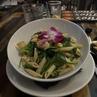 Pasta w/Chicken &amp; Shrimp !  Wow.